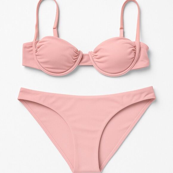 Blush Pink Bikini Set – XL Bottoms / Small-Medium Top (New with Tag) - Picture 1 of 2